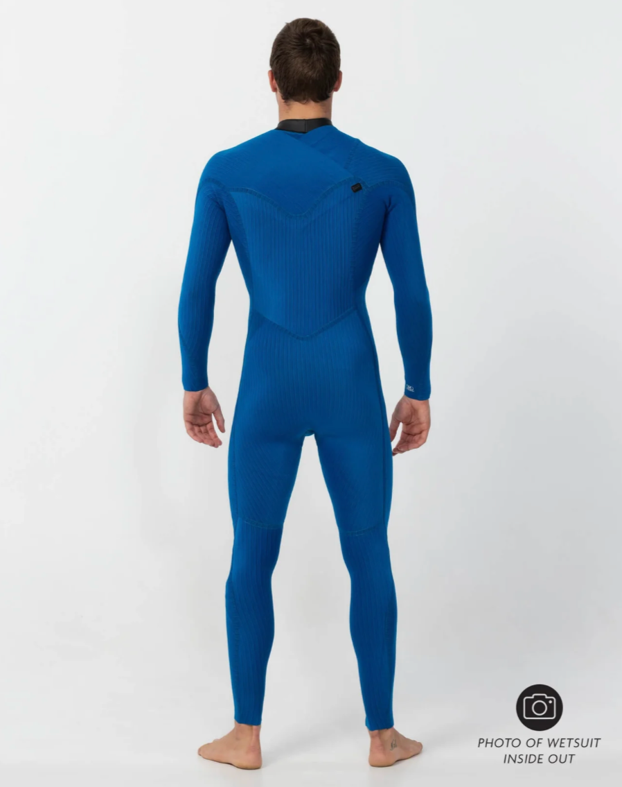 O'NEILL HYPERFREAK 3/2+ STEAMER CHEST ZIP WETSUIT - BLACK