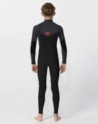O'NEILL KID'S HYPERFIRE 3/2MM STEAMER CHEST ZIP - BLACK