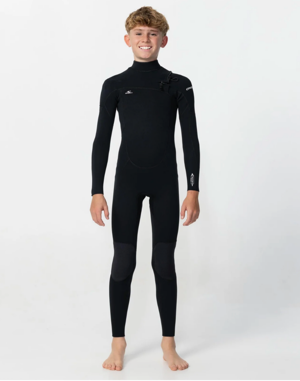 O'NEILL YOUTH REACTOR 3/2MM GBS STEAMER CHEST ZIP - BLACK