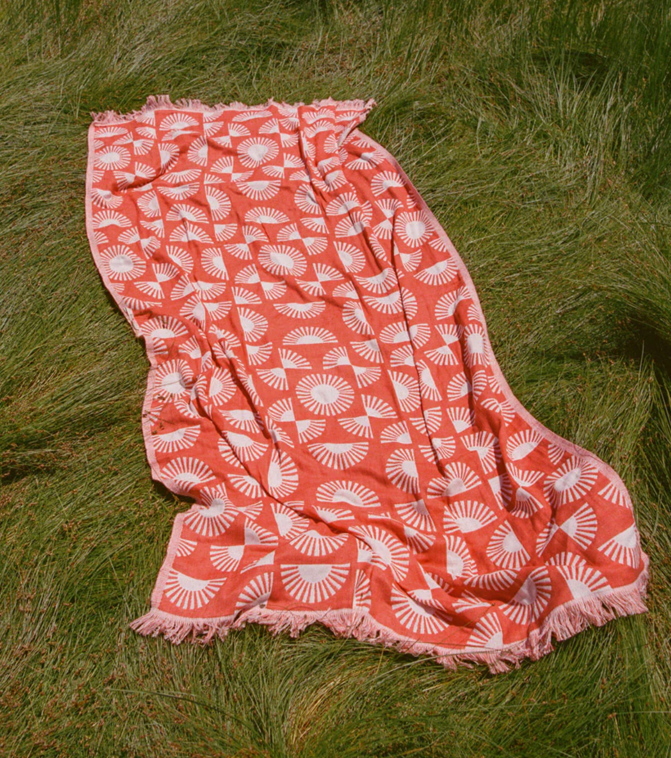 SLOWTIDE Cheyenne Driftweave Turkish Towel - Sunburnt