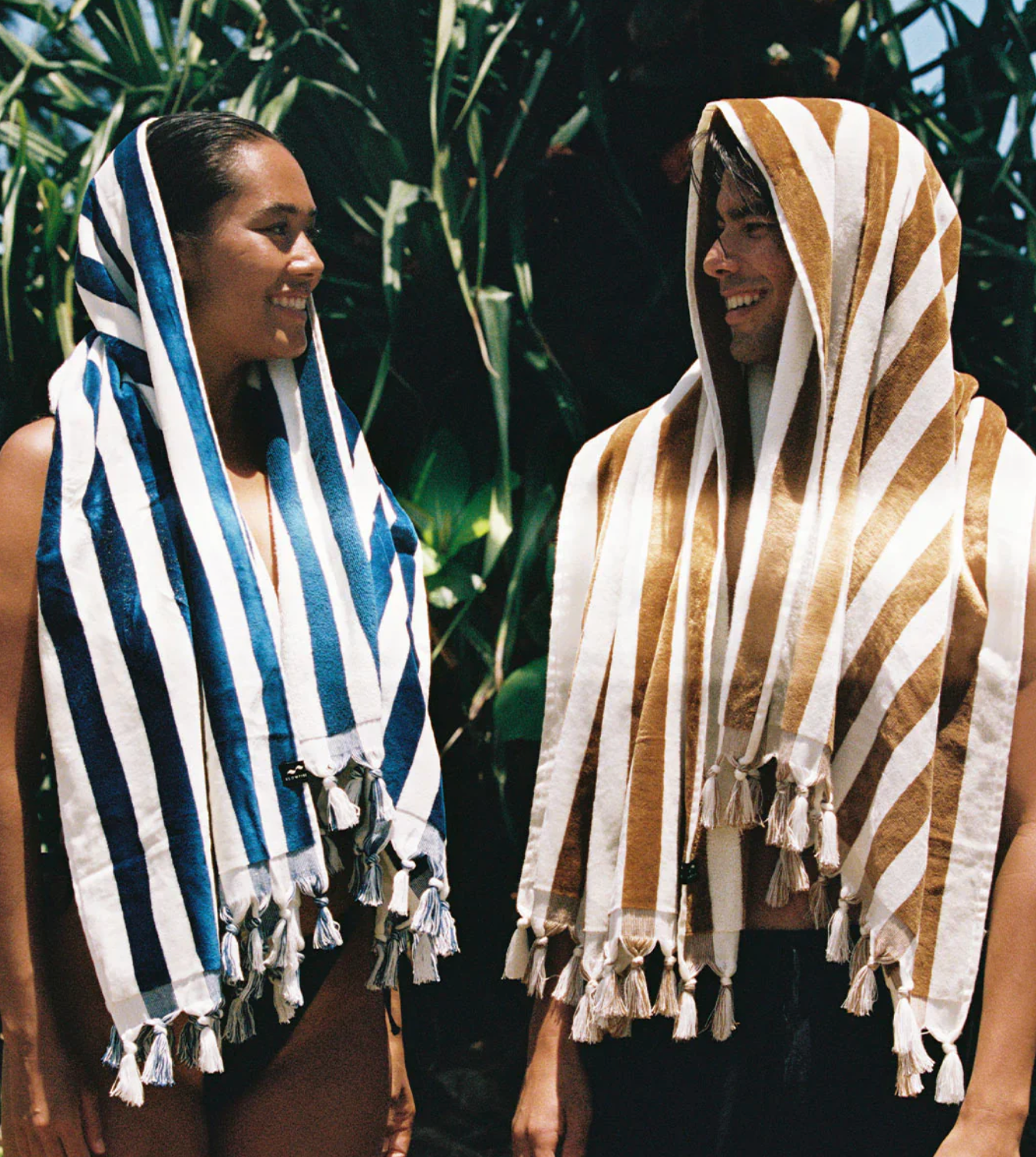 SLOWTIDE Cabana Fringe Premium Woven Towel - Brush