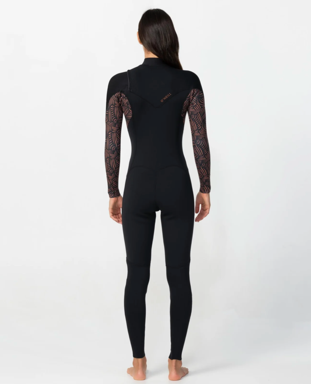 BAHIA WOMEN'S BAHIA 4/3MM STEAMER CHEST ZIP - TERRA WEAVE