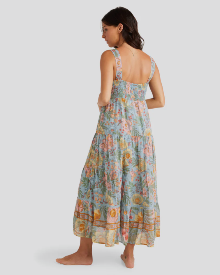 BILLABONG Womens Lost Cove Shine On Midi Dress