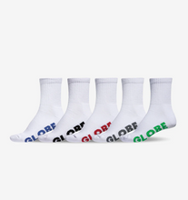 Load image into Gallery viewer, GLOBE Stealth Crew Sock 5 Pack
