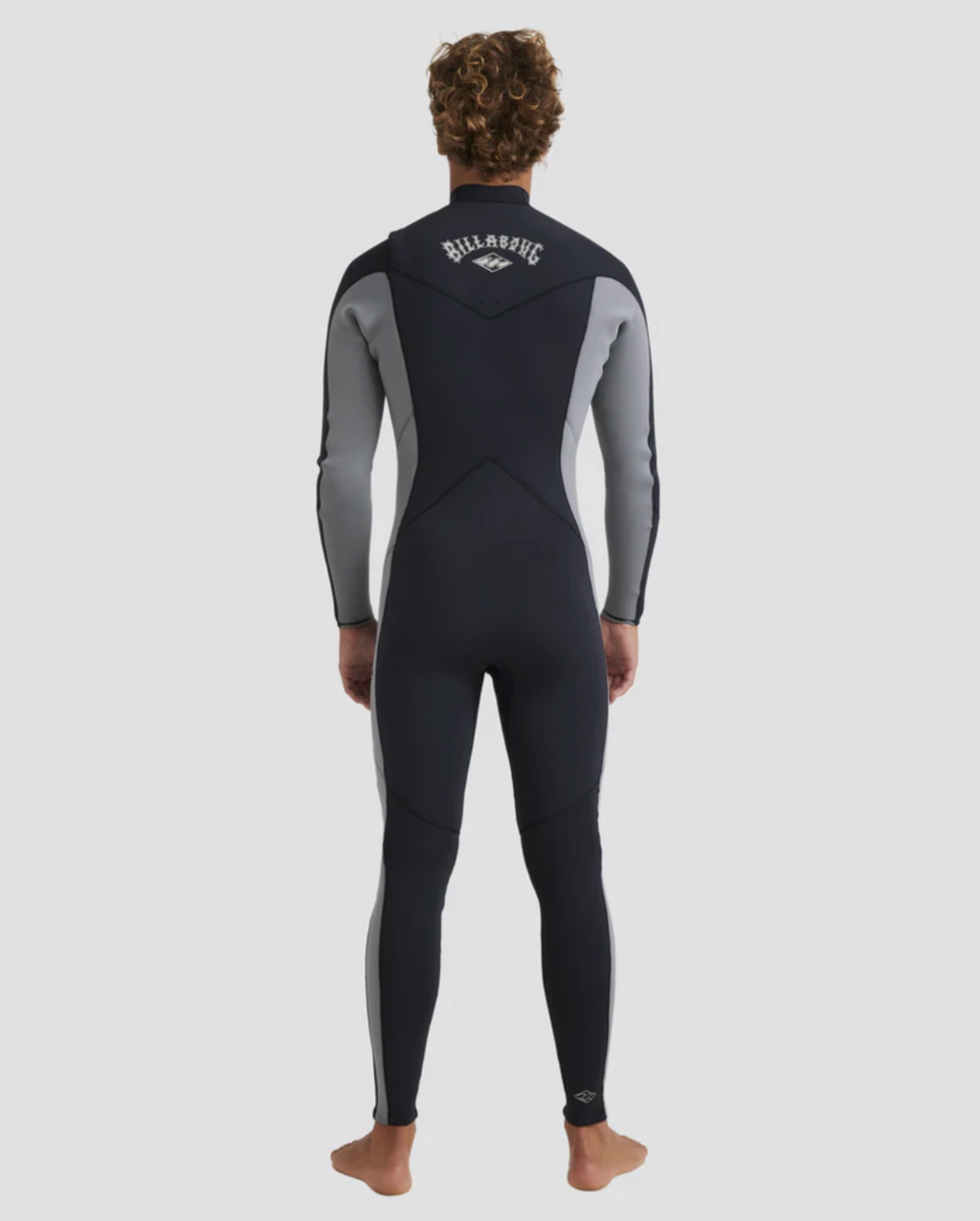 BILLABONG Mens 3/2mm Absolute Natural Chest Zip Steamer Wetsuit