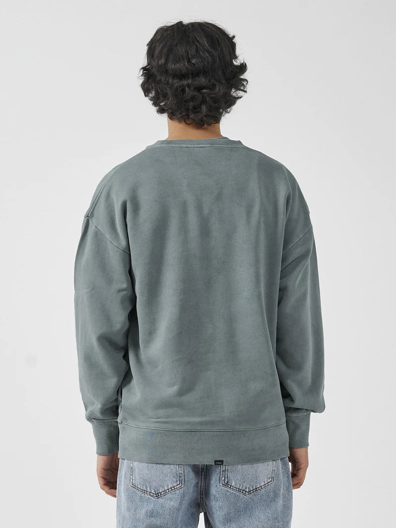 THRILLS GOLDEN WINGS SLOUCH CREW NECK FLEECE