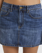 BILLABONG Frankie Denim Mini Skirt
