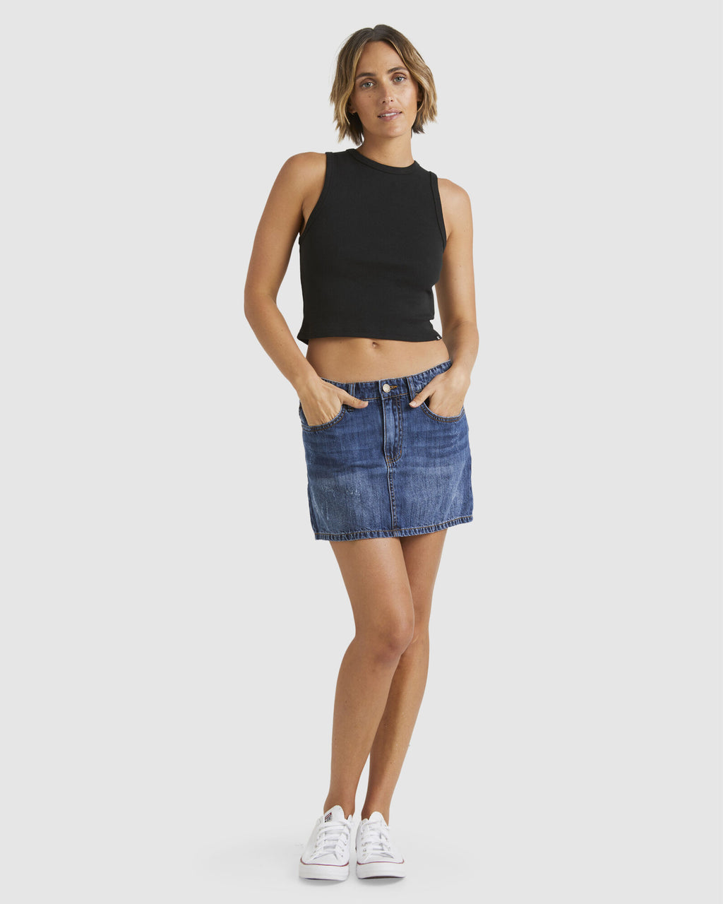 BILLABONG Frankie Denim Mini Skirt