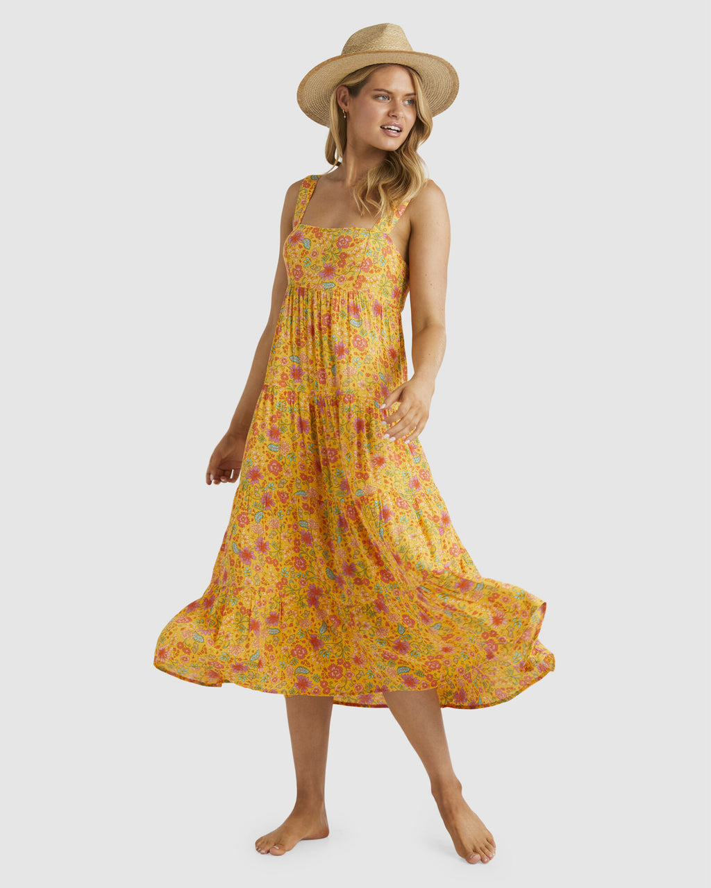 BILLABONG La Plage Shine On Midi Dress