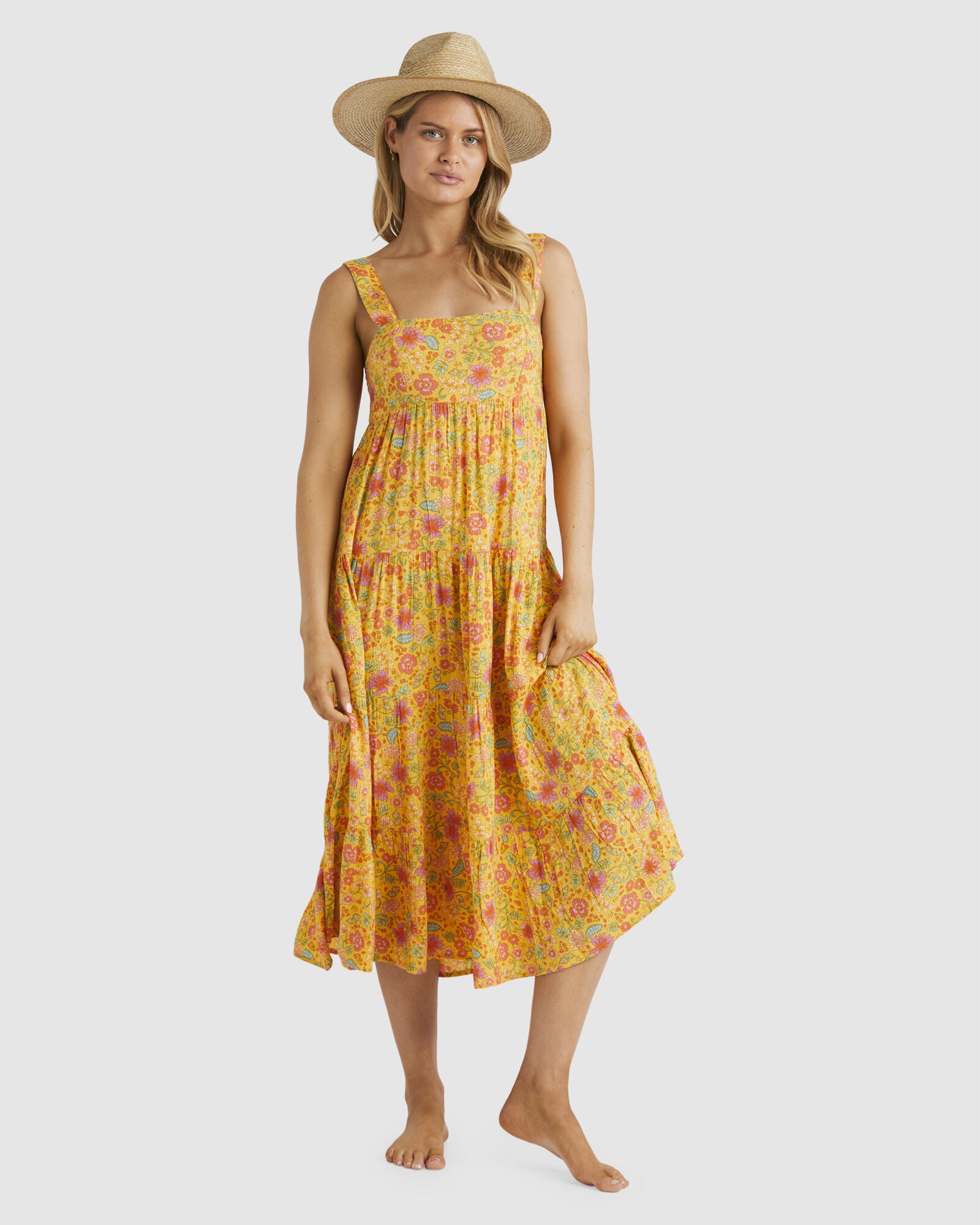BILLABONG La Plage Shine On Midi Dress