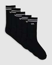 Load image into Gallery viewer, RVCA UNION SOCK III 5 PACK
