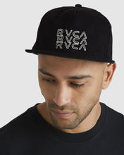 Load image into Gallery viewer, RVCA Stacked Snapback Cap
