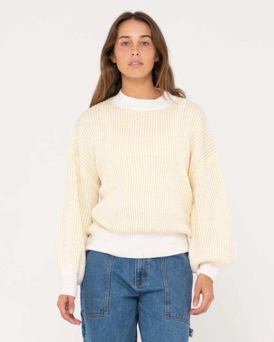 RUSTY Ora Relaxed Fit Mock Neck Knit