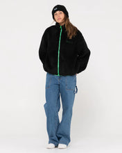 Load image into Gallery viewer, RUSTY Ollie Sherpa Zip Through Fleece
