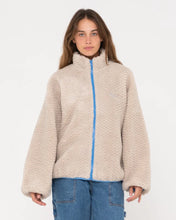 Load image into Gallery viewer, RUSTY Ollie Sherpa Zip Through Fleece
