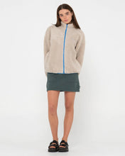 Load image into Gallery viewer, RUSTY Ollie Sherpa Zip Through Fleece
