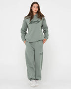 RUSTY Norty Graphic Oversize Hooded Fleece