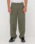 RUSTY Transformer 2.0 Ripstop Zip Off Cargo Pant