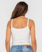 Load image into Gallery viewer, RUSTY Heritage Ribbed Crop Tank Top
