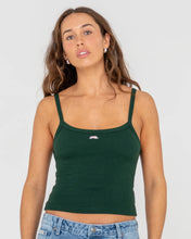 Load image into Gallery viewer, RUSTY Heritage Ribbed Crop Tank Top
