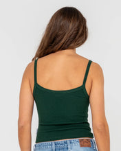 Load image into Gallery viewer, RUSTY Heritage Ribbed Crop Tank Top
