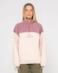 RUSTY Central Division Quarter Zip Polar Fleece