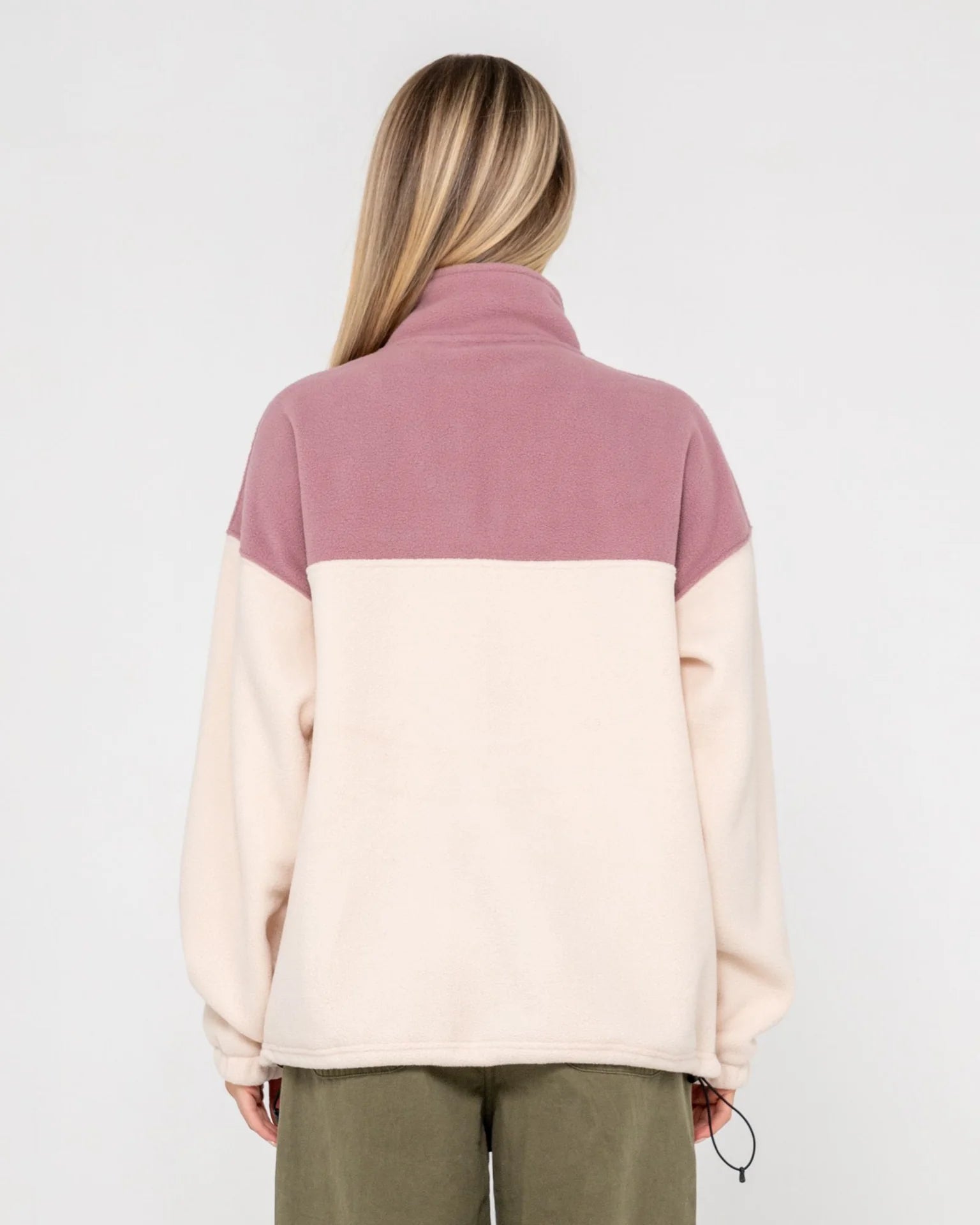 RUSTY Central Division Quarter Zip Polar Fleece