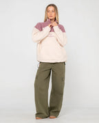RUSTY Central Division Quarter Zip Polar Fleece