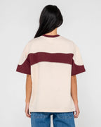 RUSTY Kinetic Oversized Graphic Tee