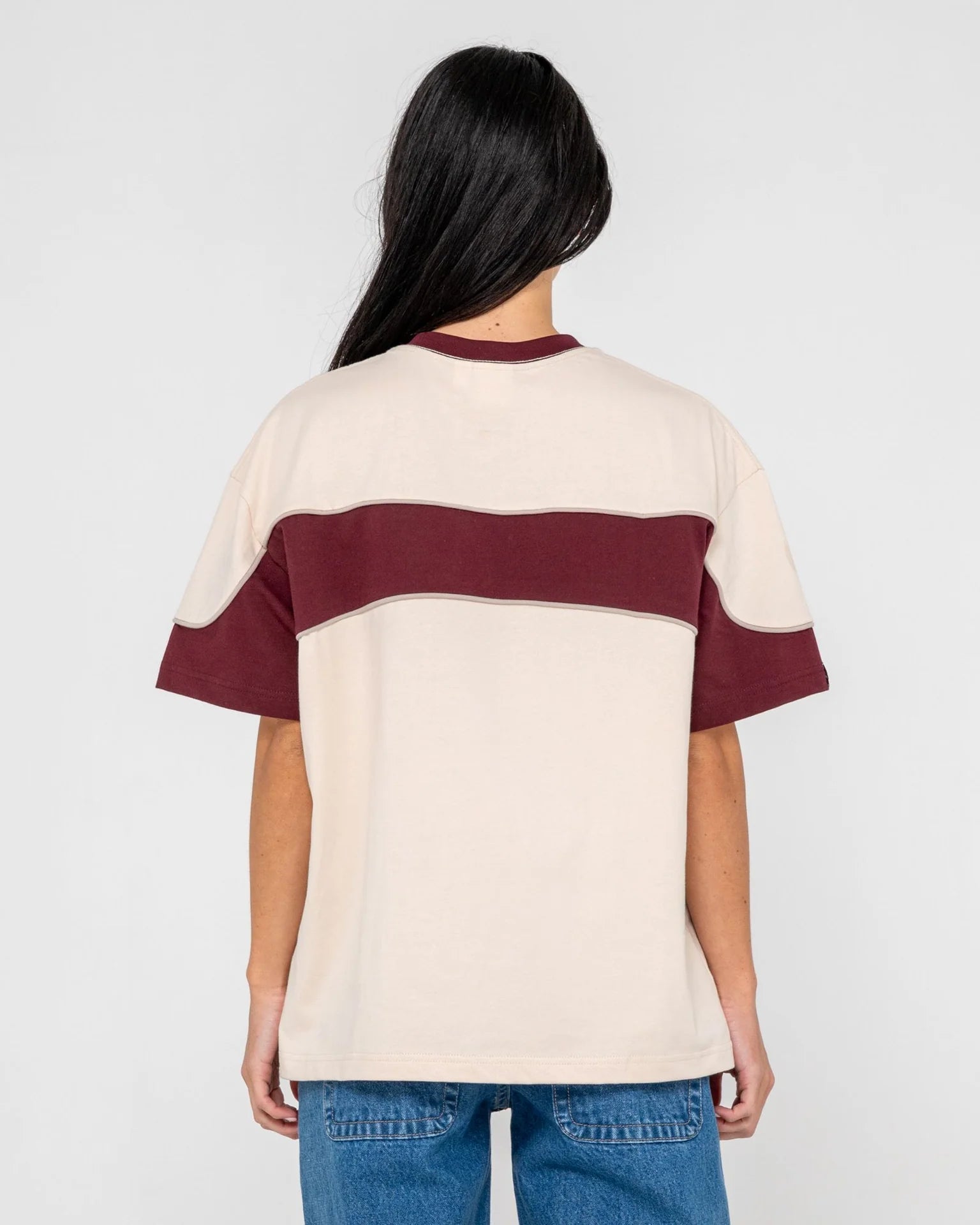RUSTY Kinetic Oversized Graphic Tee