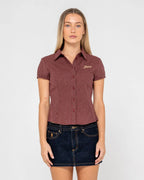 RUSTY Missy May Check Shirt
