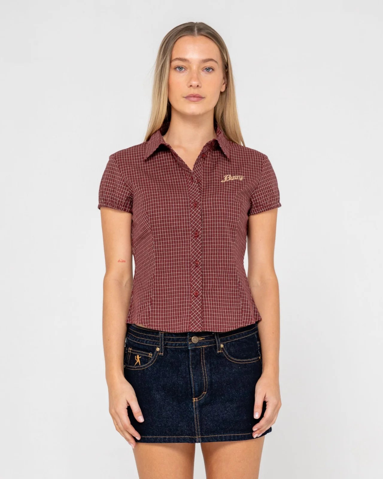 RUSTY Missy May Check Shirt