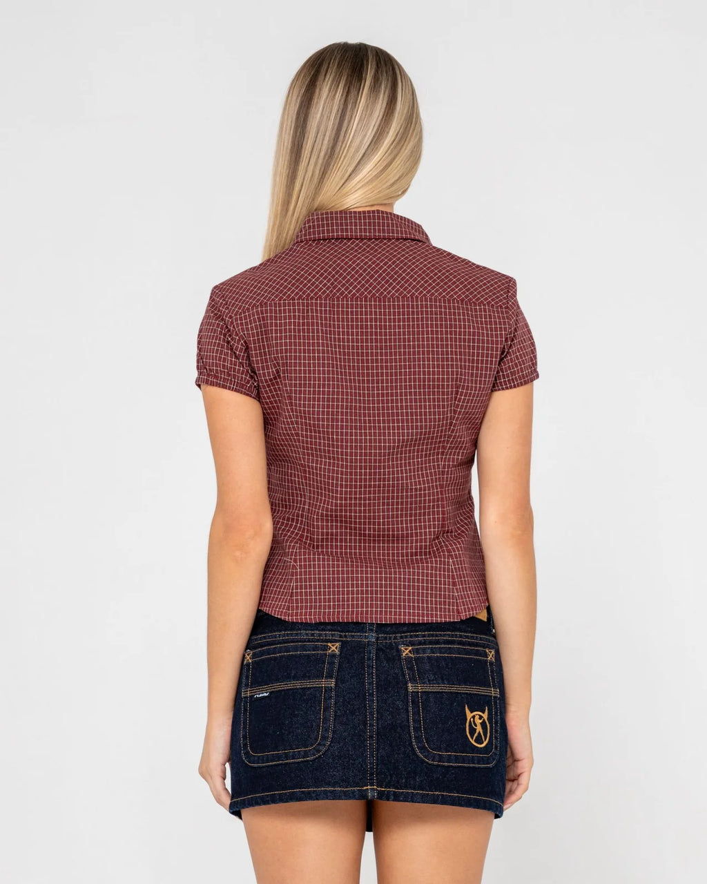 RUSTY Missy May Check Shirt