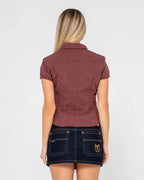 RUSTY Missy May Check Shirt