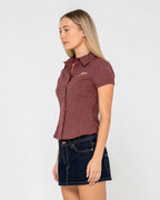 RUSTY Missy May Check Shirt