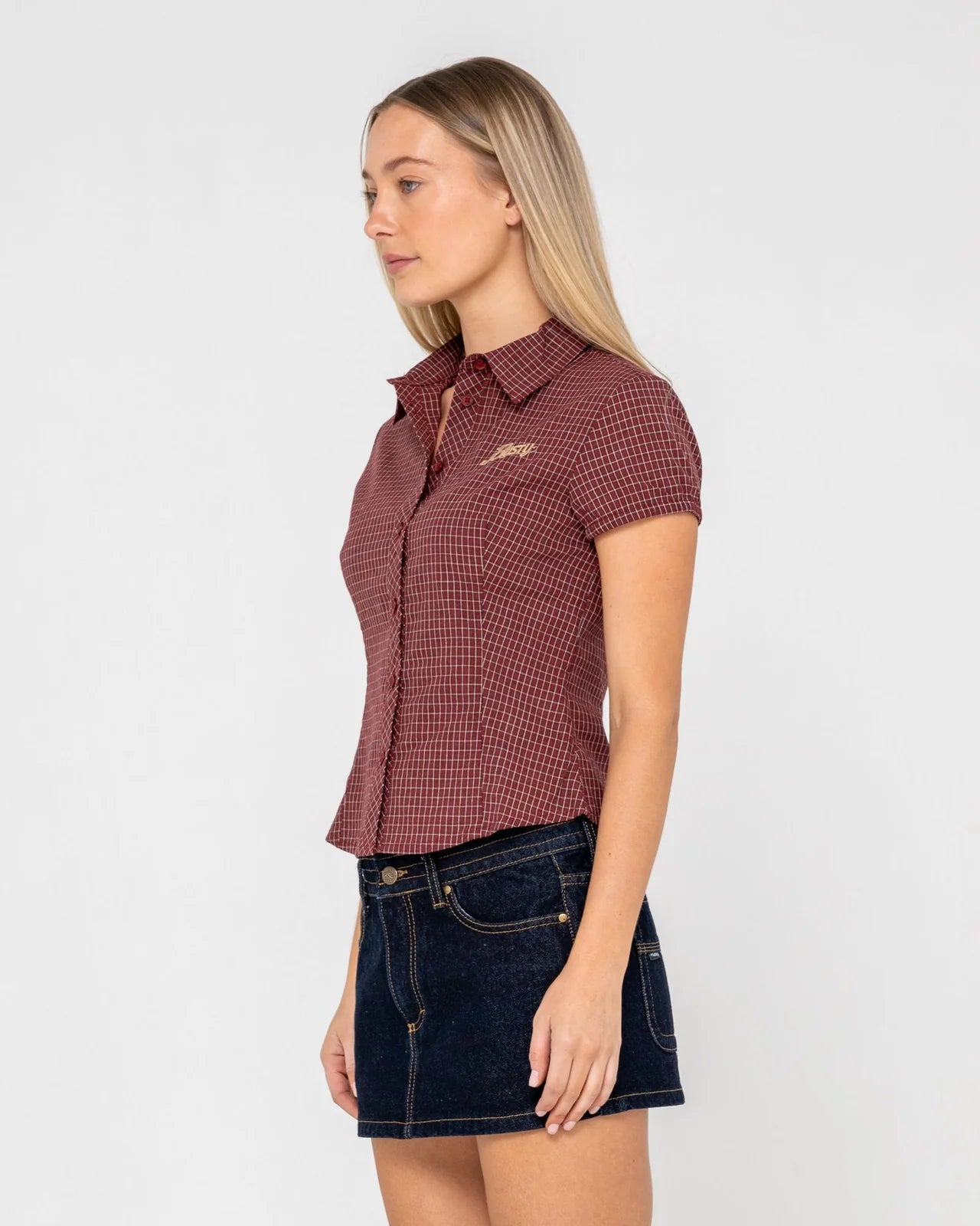 RUSTY Missy May Check Shirt