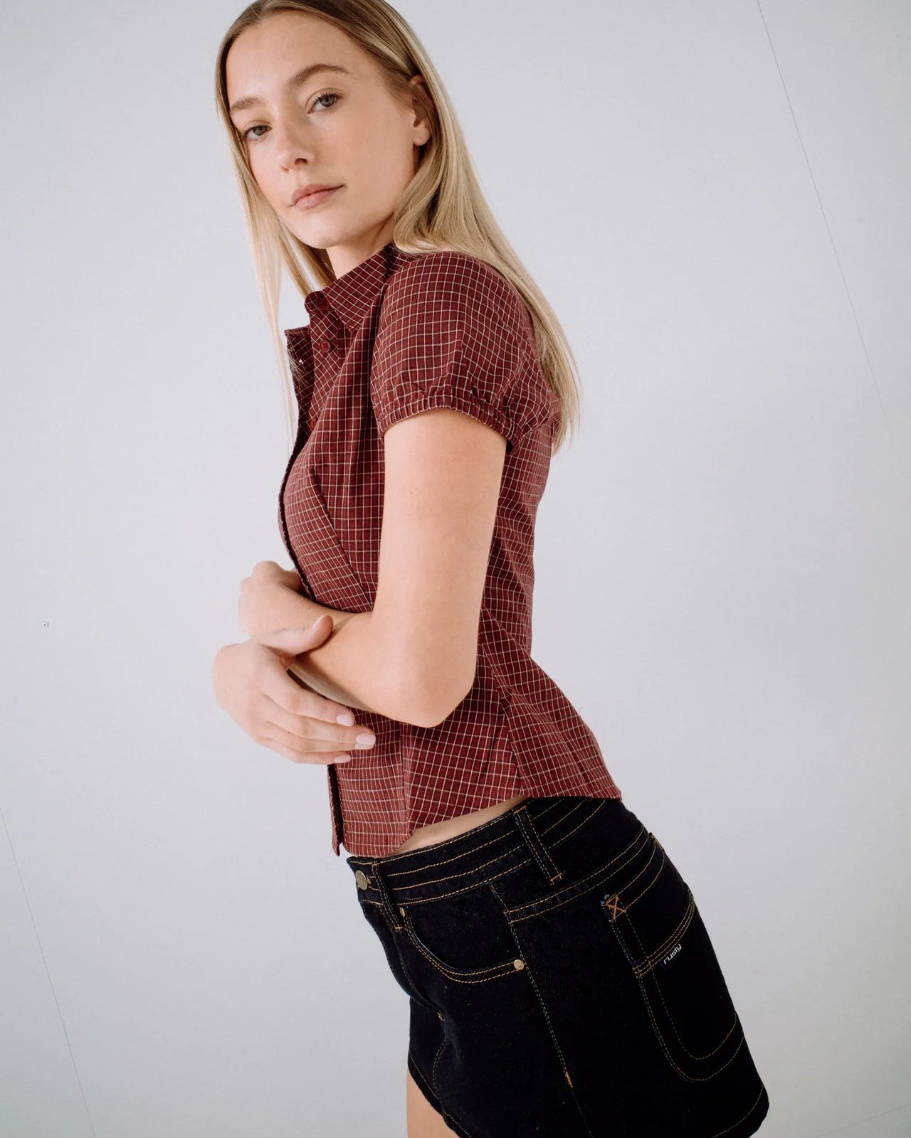 RUSTY Missy May Check Shirt