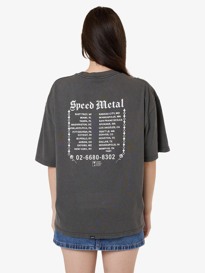 THRILLS SPEED METAL OVERSIZED TEE