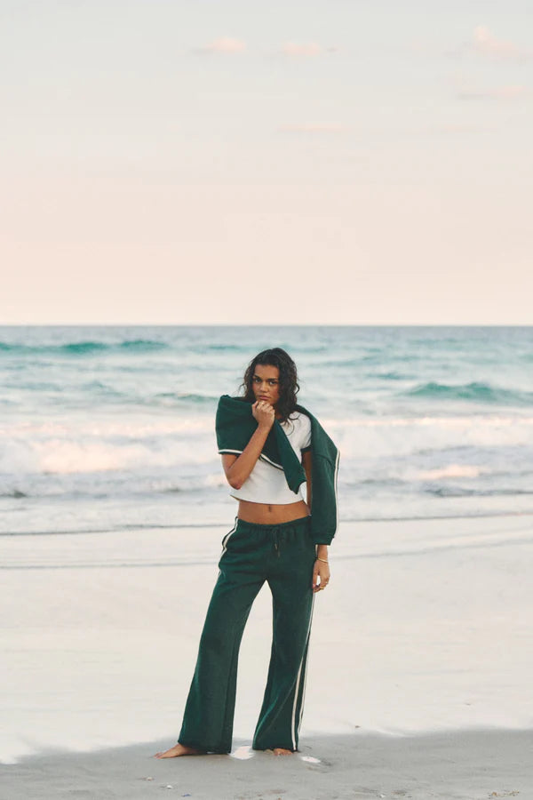 RHYTHM Contrast Track Pant Hunter