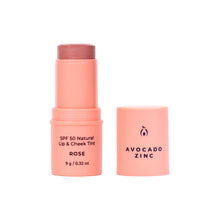 Load image into Gallery viewer, AVOCADO ZINC - SPF 50 Natural Lip &amp; Cheek Tint - Rose
