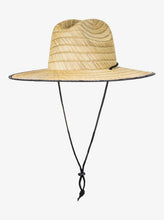 Load image into Gallery viewer, QUIKSILVER Mens Pierside Taper Straw Lifeguard Hat
