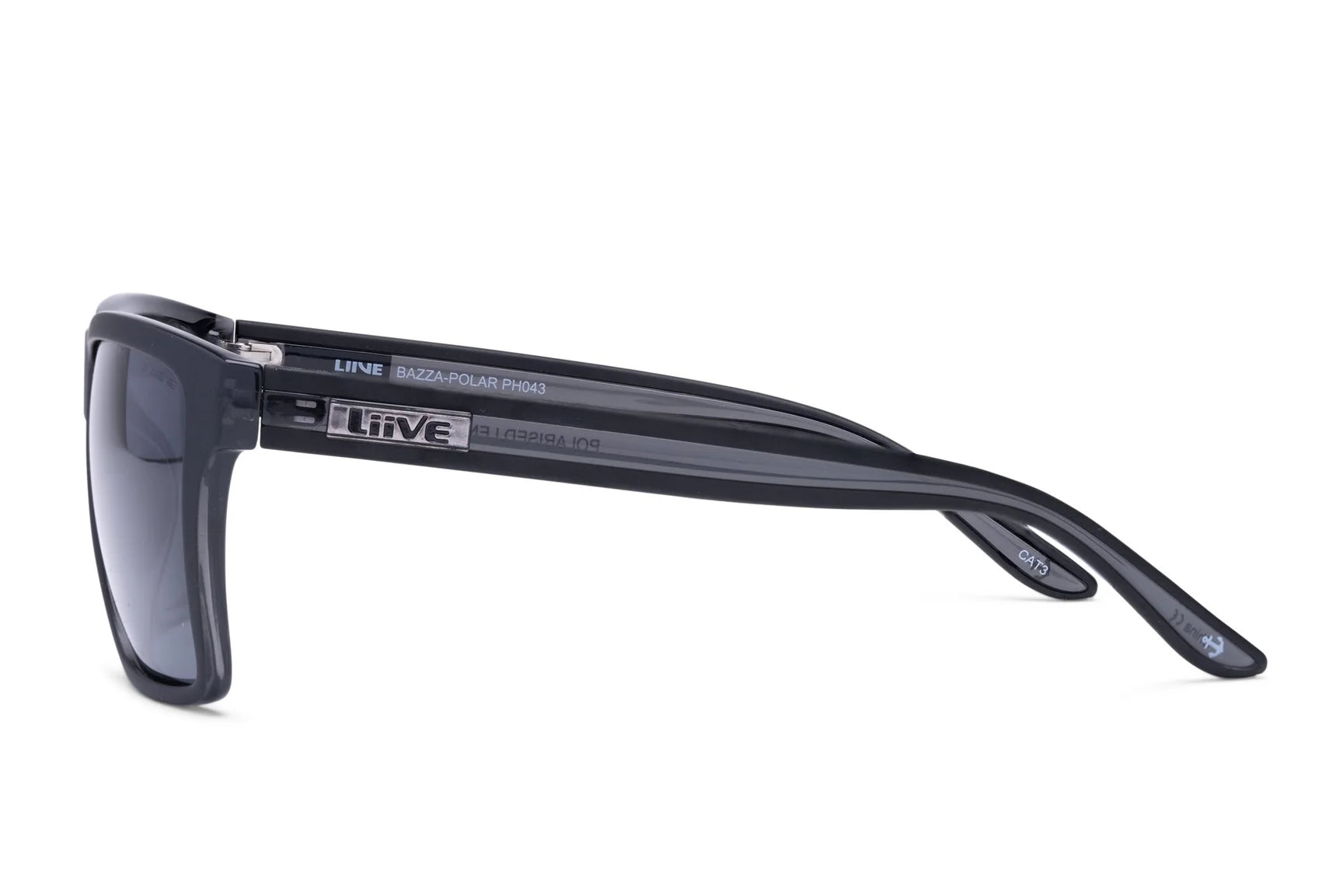 LIIVE Bazza - Polarised Matt Black Xtal Black