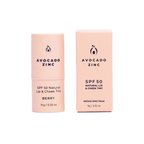 AVOCADO ZINC - SPF 50 Natural Lip & Cheek Tint - Berry