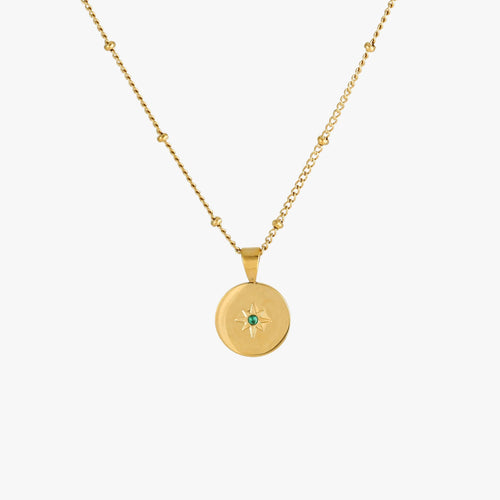 ATOLEA Compass Necklace