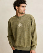 RHYTHM DRIFTER SALT WASH CREW olive