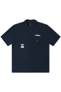 FORMER Scratched Short Sleeve Work Shirt