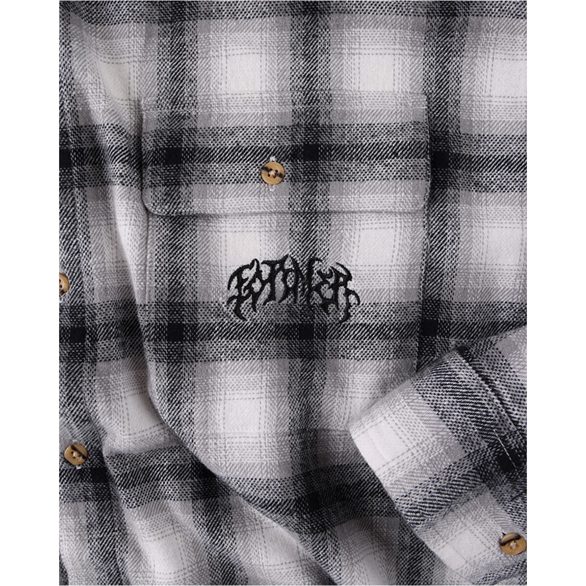FORMER Vivian Flannel Ls Shirt Grey