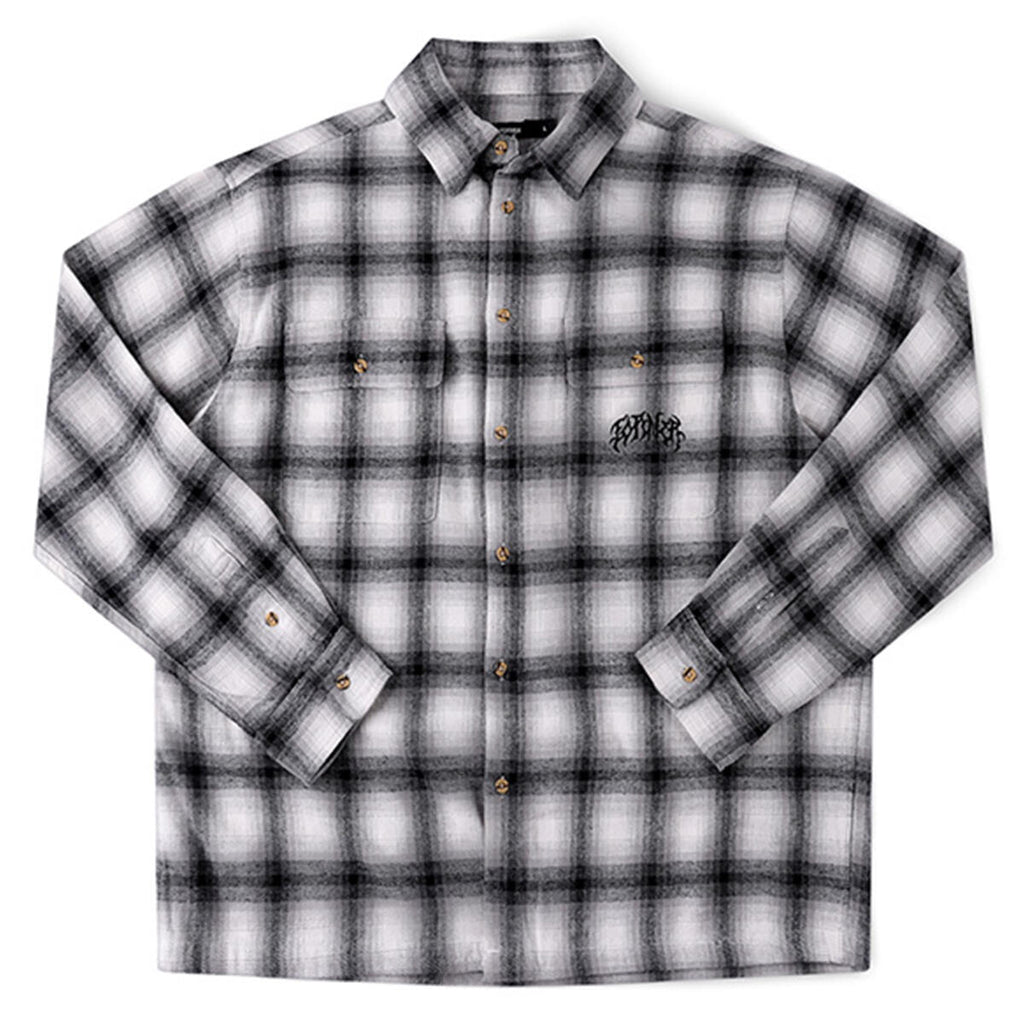 FORMER Vivian Flannel Ls Shirt Grey