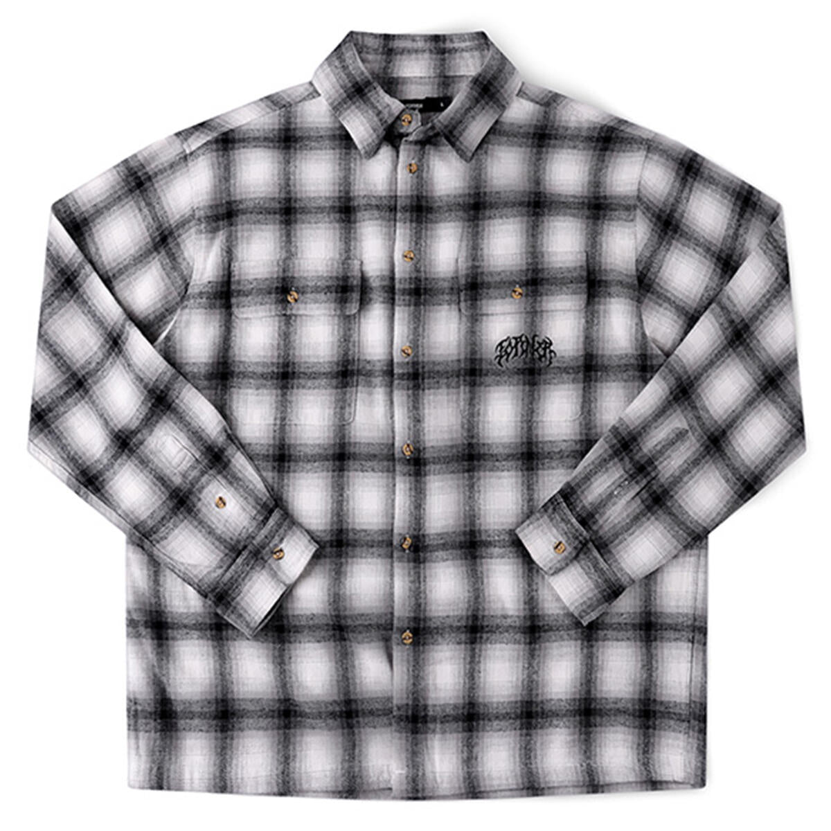 FORMER Vivian Flannel Ls Shirt Grey