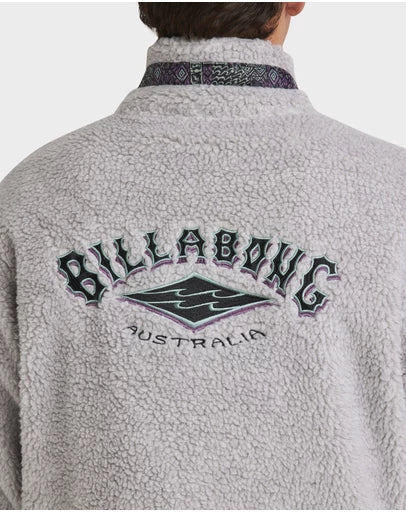 BILLABONG Mens Boundary Tombstone Mock Neck Fleece Pullover